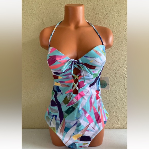 Mara Hoffman Multicolor  One Piece Swimsuit Size Small - Picture 5 of 14